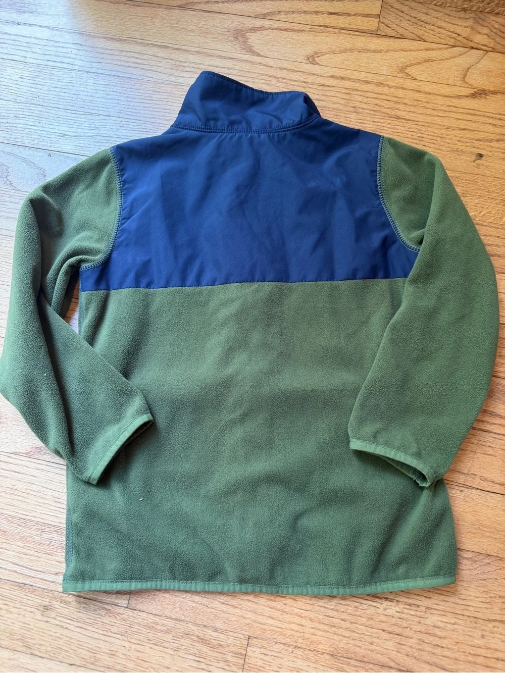 Carter’s Green and Navy Fleece Zip-Up Jacket size 7